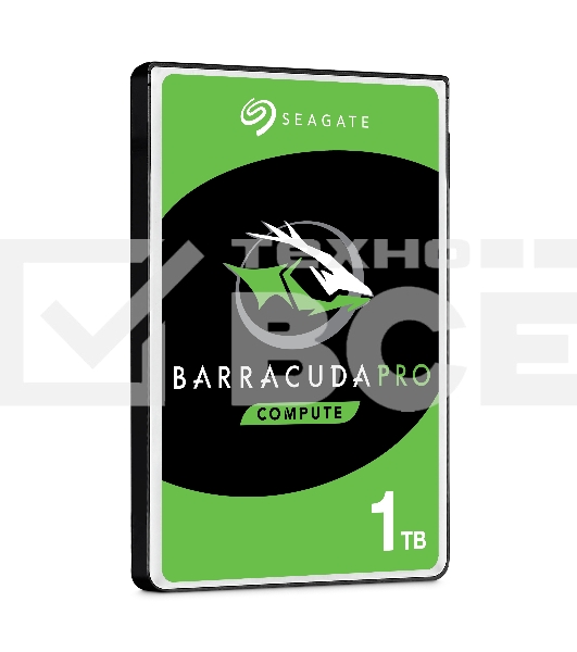 Жесткий диск Seagate HDD Mobile Barracuda25 Guardian (2.5'/ 1TB/ SATA 6Gb/s/ rmp 7200)