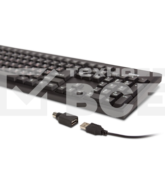 Клавиатура Keyboard SVEN Standard 303 Power USB+PS/2 чёрная SV-03100303PU
