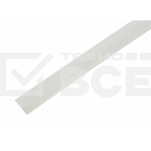 Термоусаживаемая трубка Rexant 15,0/7,5 мм, прозрачная, упаковка 50 шт. по 1 м