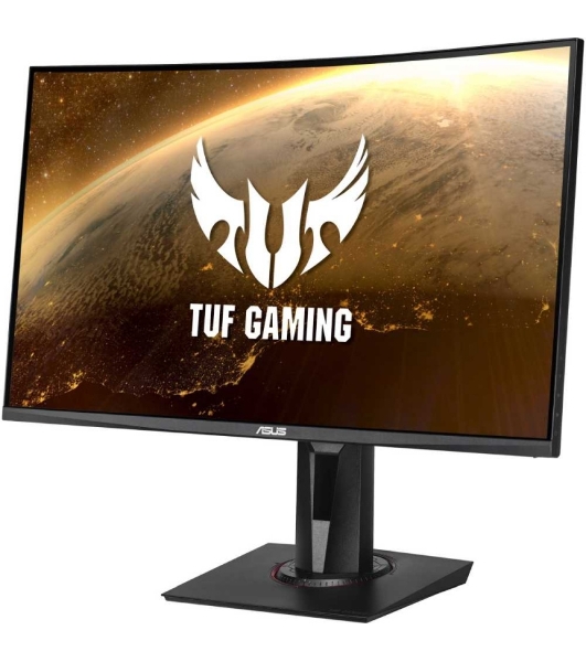 Монитор 27' ASUS TUF Gaming VG27WQ VA 2560x1440, 165 Гц, 4 мс, 16:9, 400 кд/м2, 1хHDMI, 1хDP, изогнутый, выход на наушники, черный