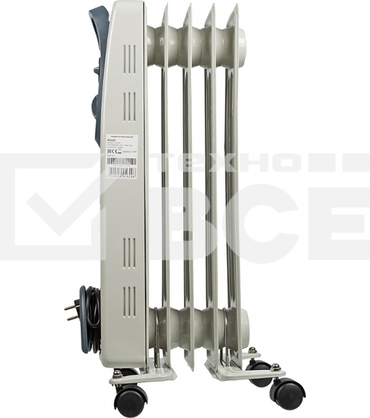 Обогреватель масляный Ресанта ОМ- 5Н (1 кВт) 67/3/6, 5 секц.