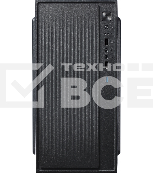 Компьютерный корпус Accord ACC-261B черный без БП mATX 1x80mm 1x92mm 2x120mm 2xUSB2.0 1xUSB3.0 audio