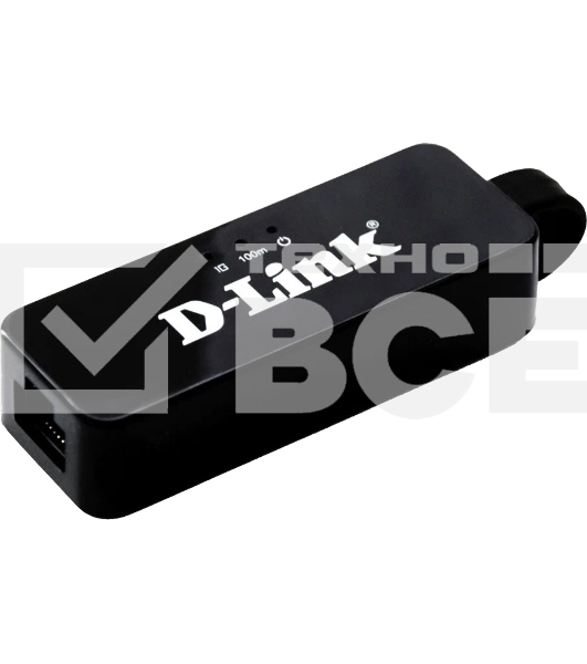 Сетевой адаптер D-Link DUB-2312/A2A, USB Type-C Network Adapter with 1 10/100/1000Base-T port.1 USB Type-C (male) port, 1 x 10/100/1000 Base-T port, support MAC OS X Catalina 10.15.1, Windows 7/8/10, support USB 1.1