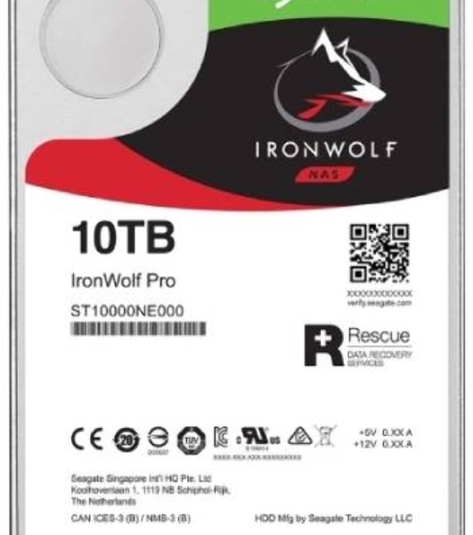 Жесткий диск Seagate IronWolf Pro  HDD  10Tb  ST10000NE0008 3.5' SATA 6Gb/s 256Mb 7200rpm