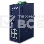 Коммутатор PLANET IVR-100 Industrial 5-Port 10/100/1000T VPN Security Gateway: Dual-WAN Failover and Load Balancing, Cyber Security, SPI Firewall, Content Filtering, DoS Attack Prevention, Port Range Forwarding, SSL VPN and robust hybrid VPN (IPSec/GRE/PP, фото3