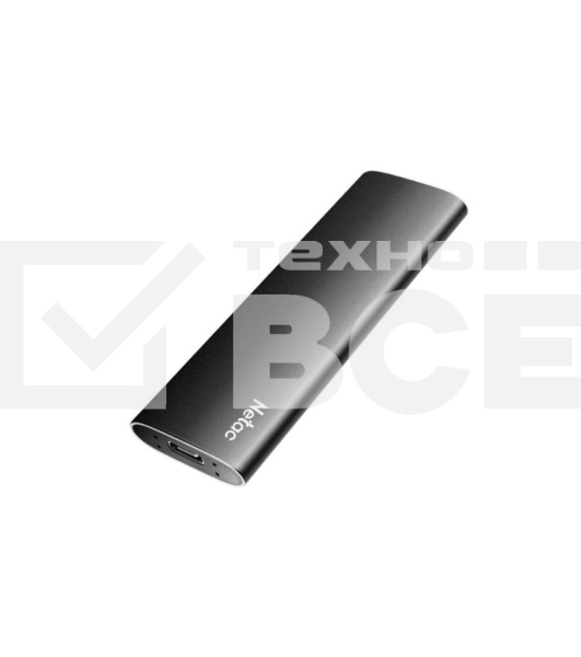 Внешний накопитель SSD Netac 1.0Tb Z SLIM <NT01ZSLIM-001T-32BK> (USB3.2, up to 520/480MBs, 100х29.5х9mm, Black)