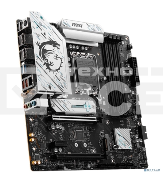 Материнская плата MSI B760M GAMING PLUS WIFI, LGA 1700, Intel B760, 4xDIMM DDR5, 4xSATA, 2xM.2, 1xPCI-E 4.0 x16, 1xPCI-E 3.0 x1, 2xHDMI, 2xDP, 1x 2.5Gb LAN, 2xUSB-A 3.2 Gen 2, 4xUSB 2.0, Micro-ATX