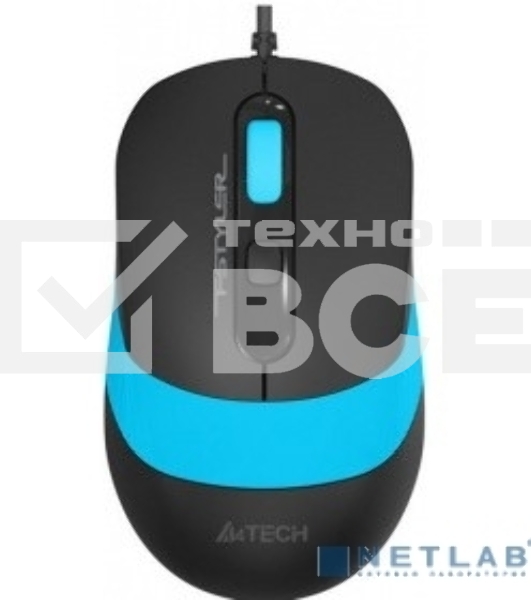 Клавиатура + мышь A4Tech Fstyler F1010 клав:черный/синий мышь:черный/синий USB Multimedia