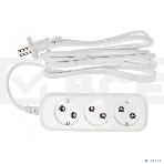 Сетевой удлинитель Buro BU-PSL3.3/W 3м (3 розетки) белый (пакет ПЭ), фото4