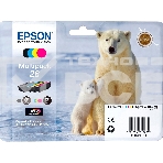 Картридж струйный Epson C13T26164010 черный/голубой/желтый/пурпурный набор карт. (200 стр 17 мл ) для Epson XP-600/605/700/710/800, фото2