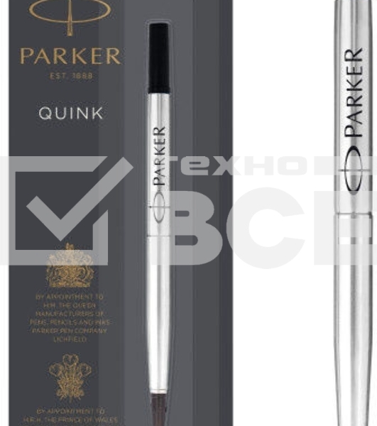 Стержень роллер Parker Quink Z01 (CW1950321) F 0.5мм черные чернила блистер