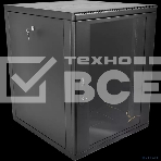 Шкаф телекоммуникационный настенный разборный ЦМО 15U (600 x 650) съемные стенки, дверь стекло, черный (ШРН-М-15.650-9005), фото4