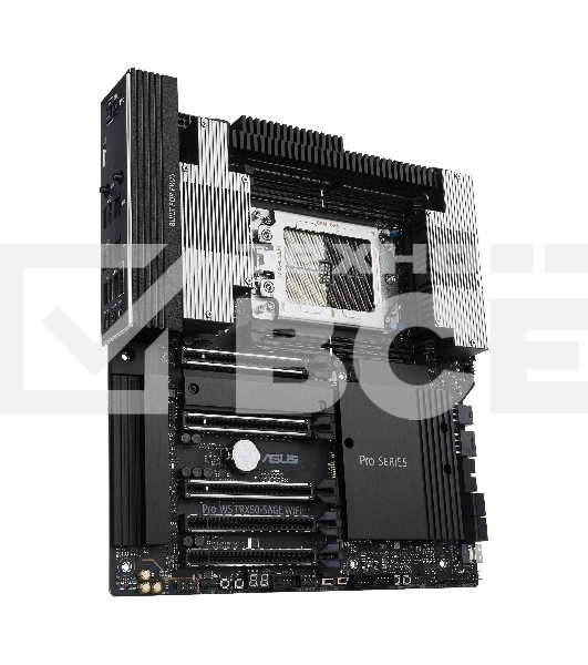 Материнская плата ASUS Pro WS TRX50-SAGE WIFI, sTR5, AMD TRX50, 4xDDR5, 4xSATA, 3xM.2, 1xSlimSAS, 1xPCI-E 5.0 x8, 1xPCI-E 4.0 x16, 1xPCI-E 4.0 x4, 2x 10Gb LAN, 2xUSB-A 2.0, 6xUSB-A 3.2 Gen 2, 1xUSB-C 3.2 Gen 2x2, 2x3.5 мм, 5.1, E-ATX