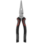 Плоскогубцы удлиненные Deli DL0104 200 мм, Cr-V, эксцентриковый шарнир, антикоррозийное покрытие, трехкомпонентная прорезиненная рукоять, фото10
