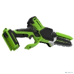 Цепная мини пила аккумуляторная GreenWorks GD24CS15 24V, 15см, бесщеточная, с автоматической смазкой цепи, без АКБ и ЗУ [2010107], фото4