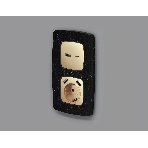 Лицевая панель OMEGA (Шампань) для розетки 2USB тип A+C QUANT OP6110, фото2