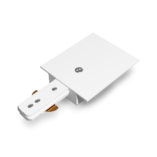 Ввод питания для встраиваемого шинопровода GL7155 WH белый ввод питания IP20 Standard 220V NEW 108*58.6*18
