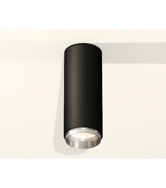 Светильник Ambrella Light XS6343003 SBK/PSL черный песок/серебро полированное MR16 GU5.3 (C6343, N6122)