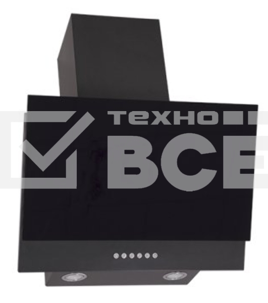 Вытяжка каминная Elikor Жемчуг 60П-700-Е4Д антрацит/черное стекло управление: сенсорное (1 мотор)