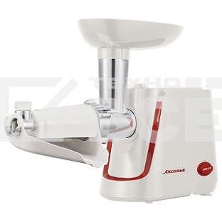 Мясорубка электрическая АКСИНЬЯ КС-2002 белый с красным: 2000 Вт + НАСАДКА ДЛЯ ТОМАТОВ (4)+ПОДАРОК