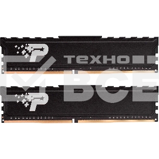 Оперативная память Patriot Signature Premium, DDR4, 8GB (2x4 GB), 2666 MHz, CL19, радиатор, чёрный