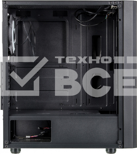 Корпус AeroCool / Formula V-LINE 2052 черный без БП ATX 2xUSB2.0 1xUSB3.0 audio bott PSU