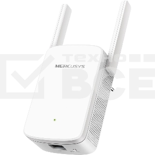 Усилитель сигнала Mercusys ME30 AC1200 Wi-Fi Range Extender, 300 Mbps at 2.4 GHz + 867 Mbps at 5 GHz, 1 x 10/100 LAN, 2× Fixed External Antennas, Wall Plugged, WPS/Reset Button, Signal Indicator, Range Extender/Access Point mode, Adaptive Path Selection