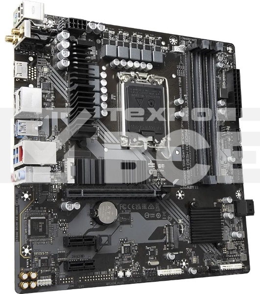 Материнская плата Gigabyte B760M DS3H AX DDR4, LGA 1700, Intel B760, 4xDDR4, 4xSATA, 2xM.2, 1xPCI-E 4.0 x16, 2xPCI-E 4.0 x1, 1xHDMI, 2xDP, 1x 2.5Gb LAN, 3xUSB 3.2 Gen 1, 2xUSB 2.0, 3x3.5 мм, 7.1, Micro-ATX