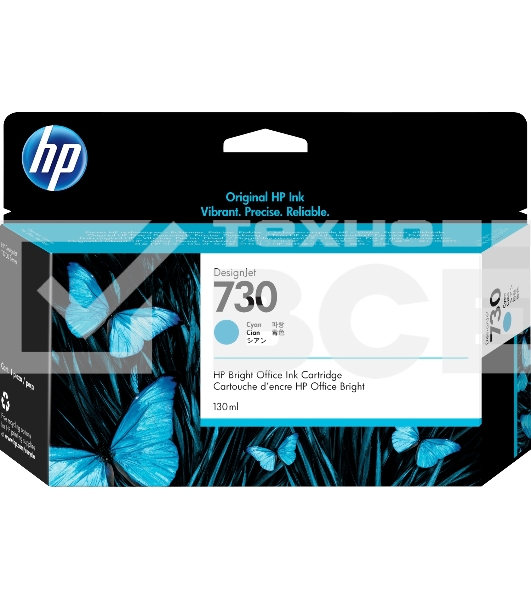 Картридж струйный Cartridge HP 730 для HP DesignJet T1700, 130 мл, голубой