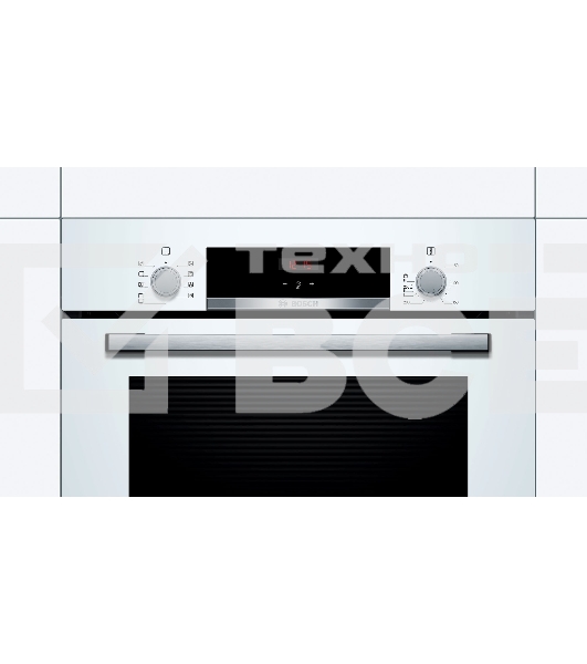 Духовой шкаф Bosch HBF534EW0Q Встраиваемый электрический духовой шкаф 60 x 60 cm Белый, 66 л, Размеры прибора (мм) 595 x 594 x 548 mm