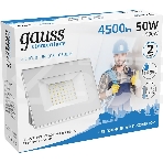 Прожектор светодиодный GAUSS 613120350 Gauss Elementary 50W 3510lm IP65 6500К белый, фото4
