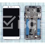 Дисплей для Asus ZenFone 3 Laser ZC551KL белый с рамкой, фото 1