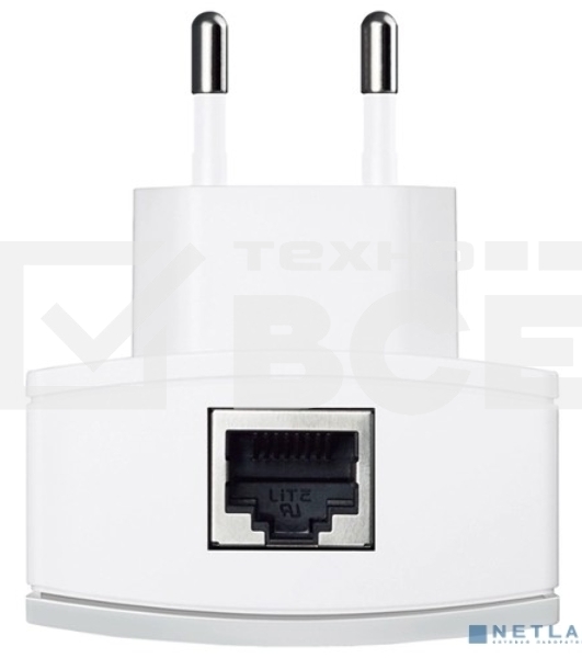 Сетевой адаптер TP-Link TL-PA4010KIT AV600 Nano Powerline Ethernet Adapter Starter Kit, Ultra Compact Size, 500Mbps Powerline Datarate,10/100Mbps Fast Ethernet, HomePlug AV, Green Powerline,Plug and Play, Twin Pa