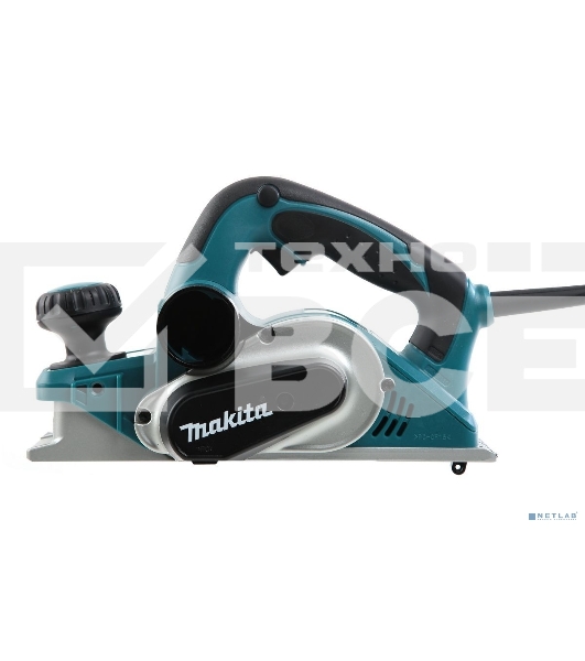 Рубанок Makita KP0810 Рубанок,{850Вт,16000об\м,ширина-82мм,глуб-4мм,3.2кг,кор,парал упор}