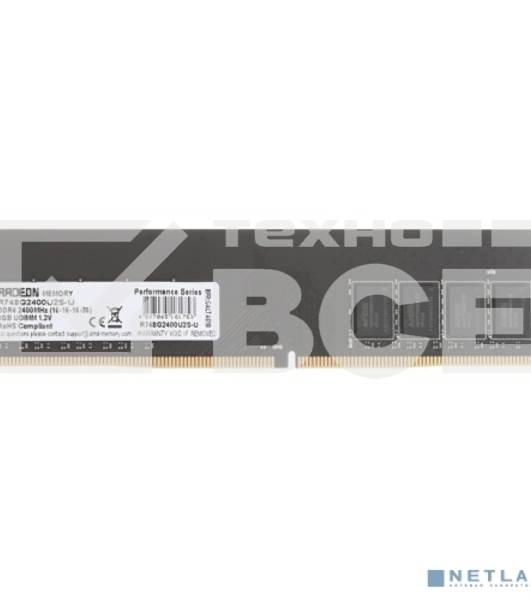 Оперативная память AMD Radeon R7, DDR4, 8GB (1x8GB), 2400MHz, CL16