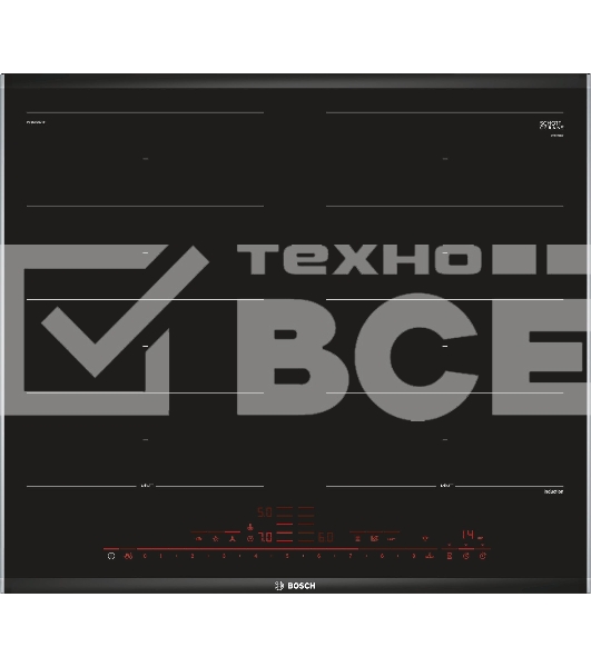 Индукционная варочная поверхность Bosch PXX675DV1E черный