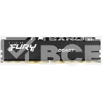 Оперативная память Kingston Fury Beast, DDR5, 8GB (1x8GB), 6000MHz, CL36, с радиатором, черный, фото4