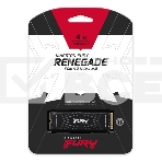 Накопитель SSD Kingston Fury Renegade, 4Tb, PCIe 4.0 x4, M.2 2280, NVMe, R/W 7300/7000, с радиатором, фото7