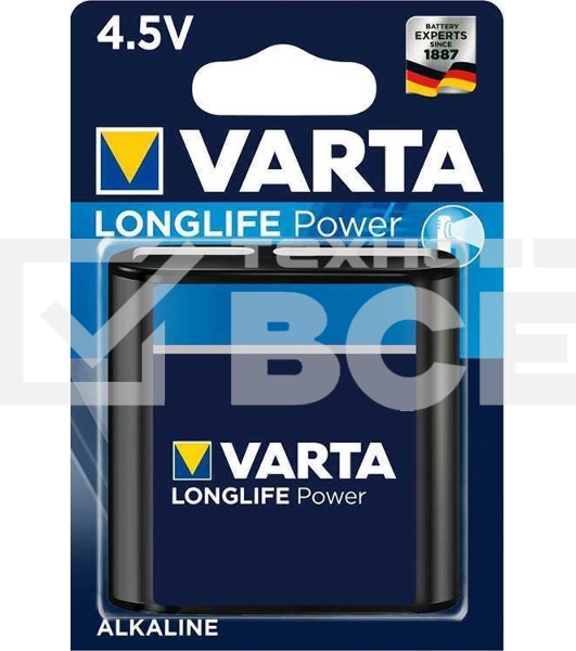 Батарейка VARTA LONGL. POWER 4,5V бл. 1