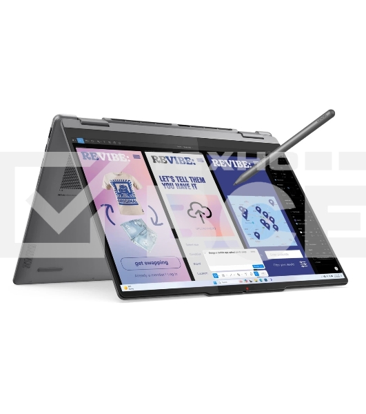 Ноутбук Lenovo Yoga 7 2-in-1 14ILL10 14'(1920x1200 OLED)/Touch/Intel Core Ultra 5 226V(2.1Ghz)/16384Mb/512PCISSDGb/noDVD/Int:Intel Arc graphics/Cam/BT/WiFi/70WHr/war 1y/1.38kg/luna grey/Win11Home + 65W, Pen, RU kbd