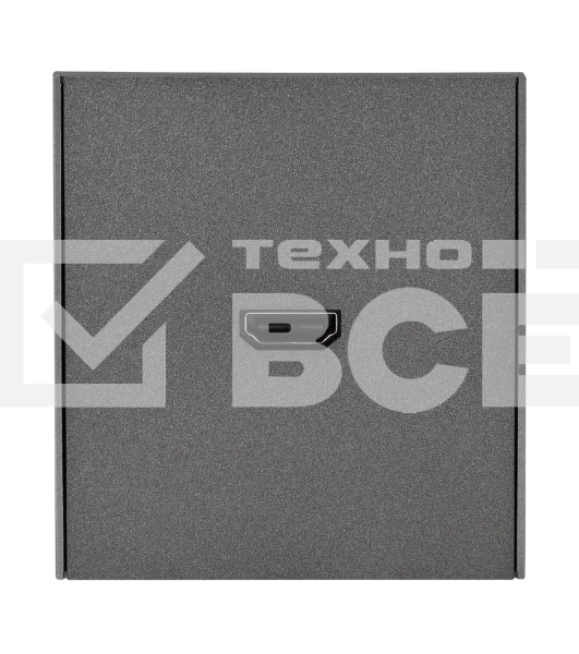 Розетка Kranz STRONG HDMI с/у графит