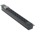 Блок распределения питания Lanmaster TWT-PDU19-10A8C3 гор.размещ. 8xC13 базовые 10A C14, фото3