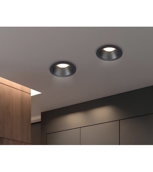 Светильник Ambrella light TN1188 BK черный GU5.3 IP65 87*87*44
