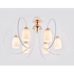 Светильник Ambrella light TR3120/6 WH/GD белый/золото E27 max 40W D850*480, фото 1
