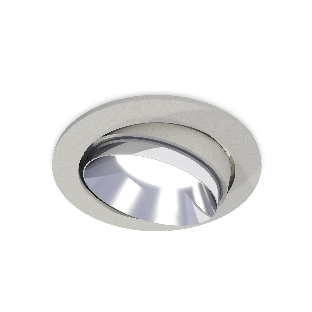 Комплект встраиваемого поворотного светильника Ambrella light XC7653022 SGR/PSL серый песок/серебро полированное MR16 GU5.3 (C7653, N7032)