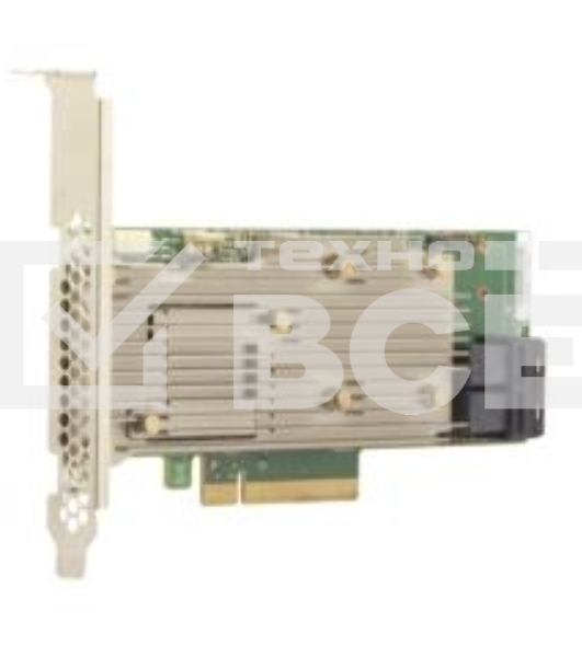 Контроллер LSI HBA 9460-8i SGL, 8-port int., 12Gb/s, SAS/SATA/PCIe (NVMe), RAID 0/1/5/6/10/50/60, Cache 2Gb DDR4, PCIe 3.1