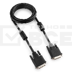 Кабель Кабель DVI-D dual link Gembird/Cablexpert , 25M/25M, 1.8м, черный, экран, феррит.кольца, пакет(CC-DVI2-BK-6), фото7