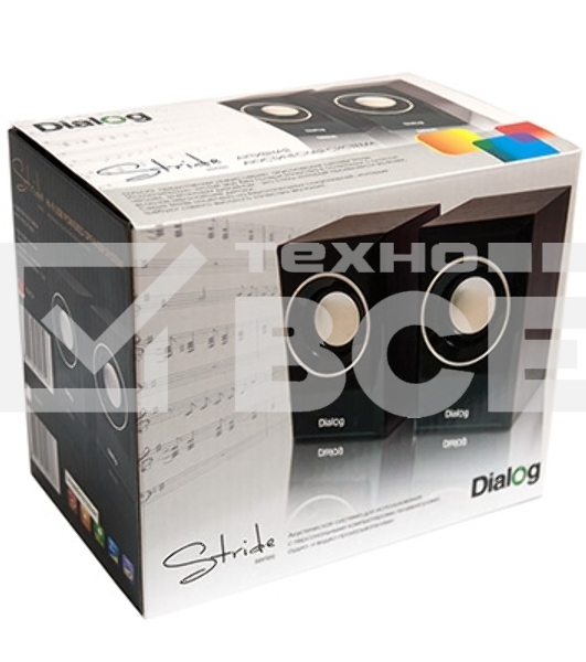 Колонки Dialog AST-15UP Chery {2*3W RMS, активные}
