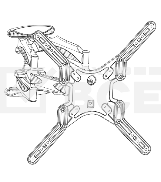 Кронштейн ONKRON M5 для телевизора 37