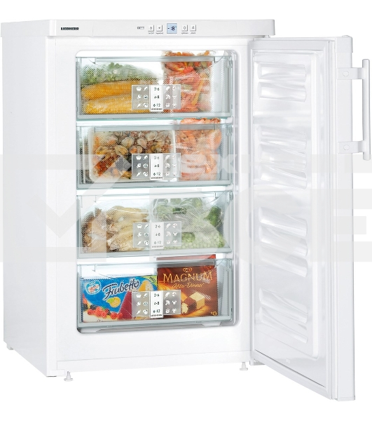 Морозильная камера Liebherr GP 1376, белый, 106л, 4 ящика